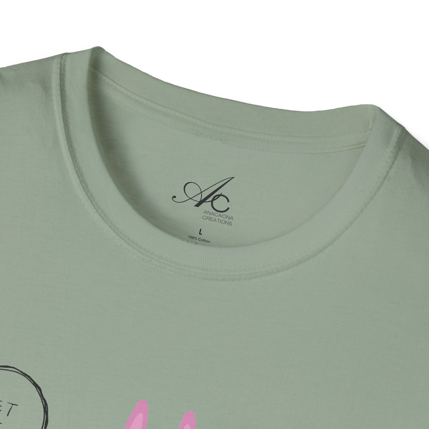 ✨ Let your outfit reflect your inner peace. Meditating Bunny T-Shirt, Softstyle Tee for Relaxation, Chill Vibes Apparel, Perfect Gift for Yoga Lovers, Cute Animal Graphic Tee