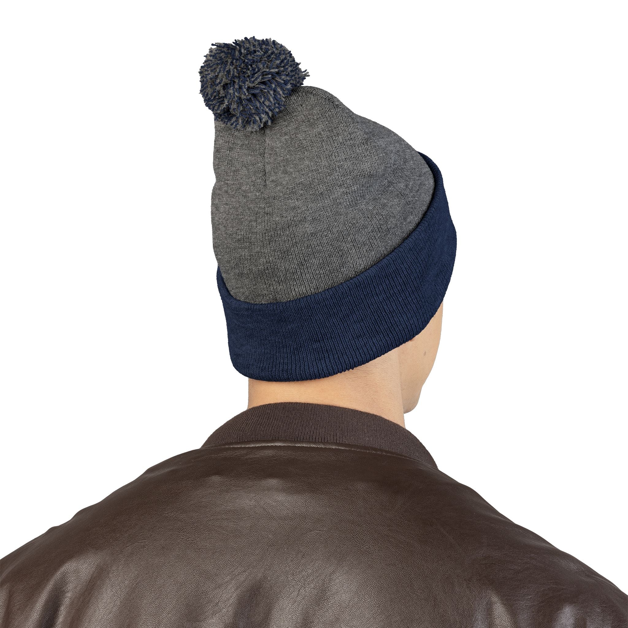 Toy Story Embroidered Pom-Pom Knit Cap Humor Cuffed Beanie – Warm, Soft & Sassy Winter Hat