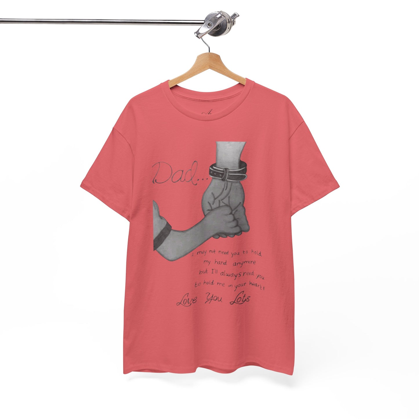 Heartfelt Dad Tee, Perfect Gift for Father's Day, Casual Wear, Family Bonding, Unisex Cotton Shirt, Thoughtful Keepsake