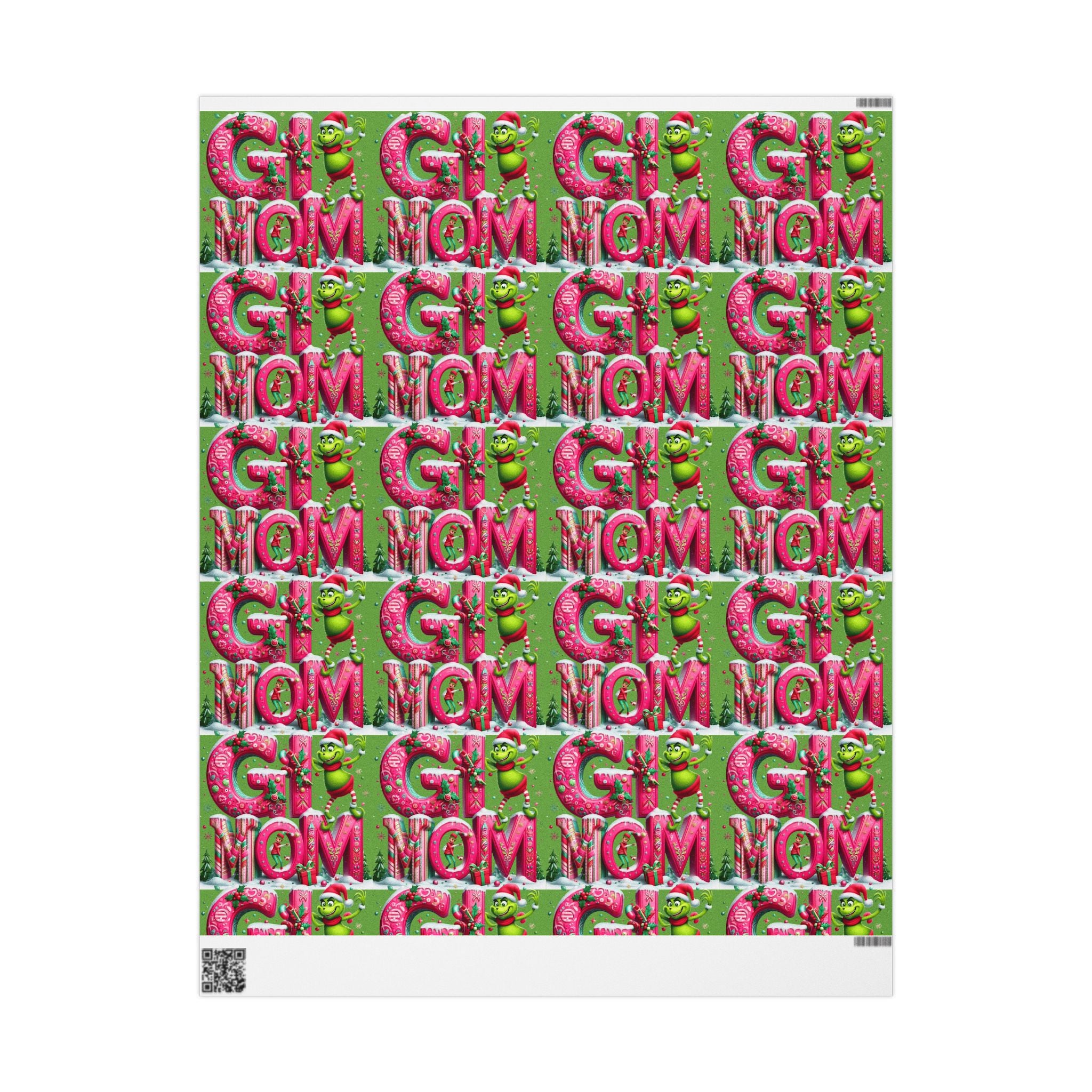 Festive Wrapping Paper  Whimsical Holiday Gift Wrap | Christmas Paper Roll | Fun & Unique Gift Packaging