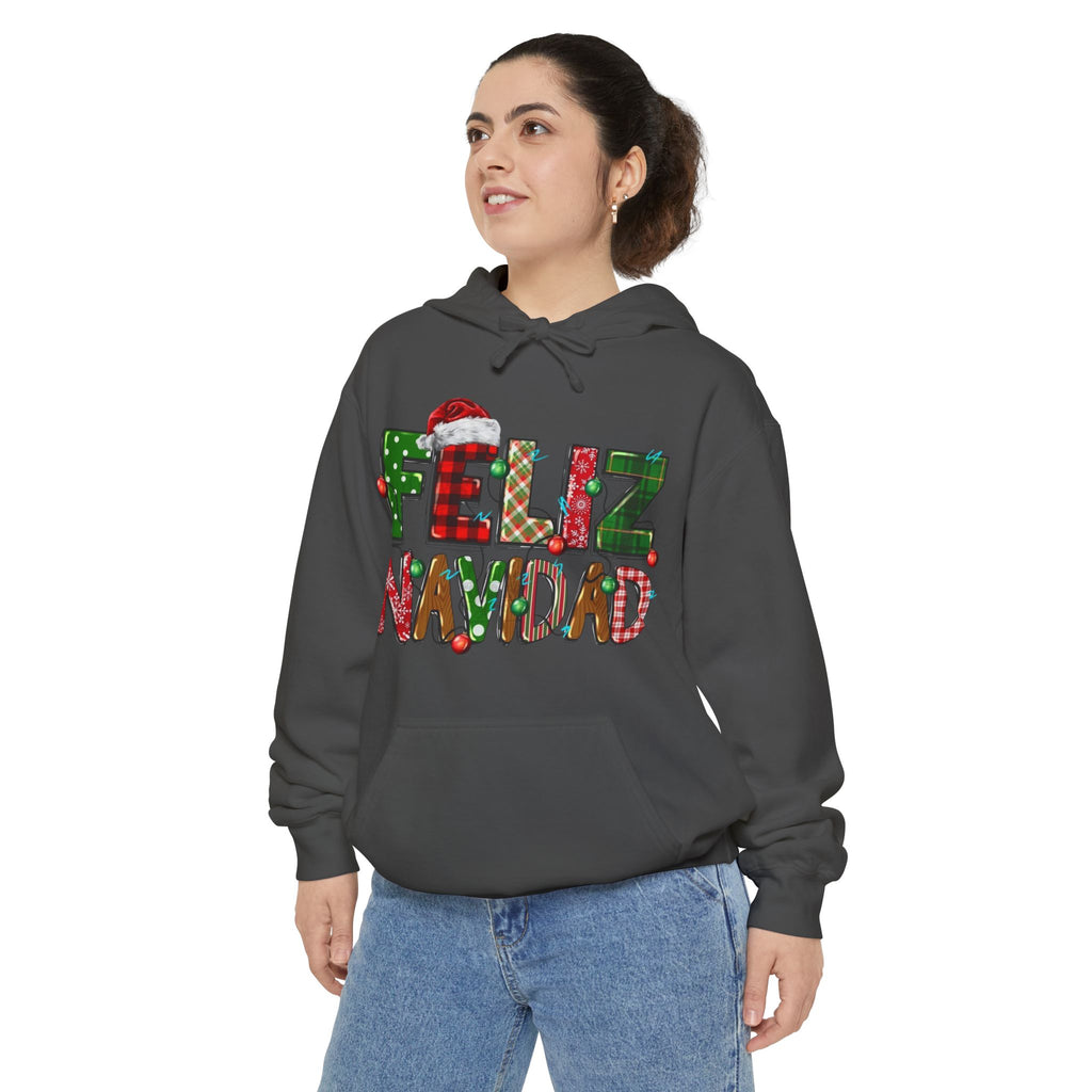 Feliz Navidad Holiday Hoodie  Festive Christmas Hoodie