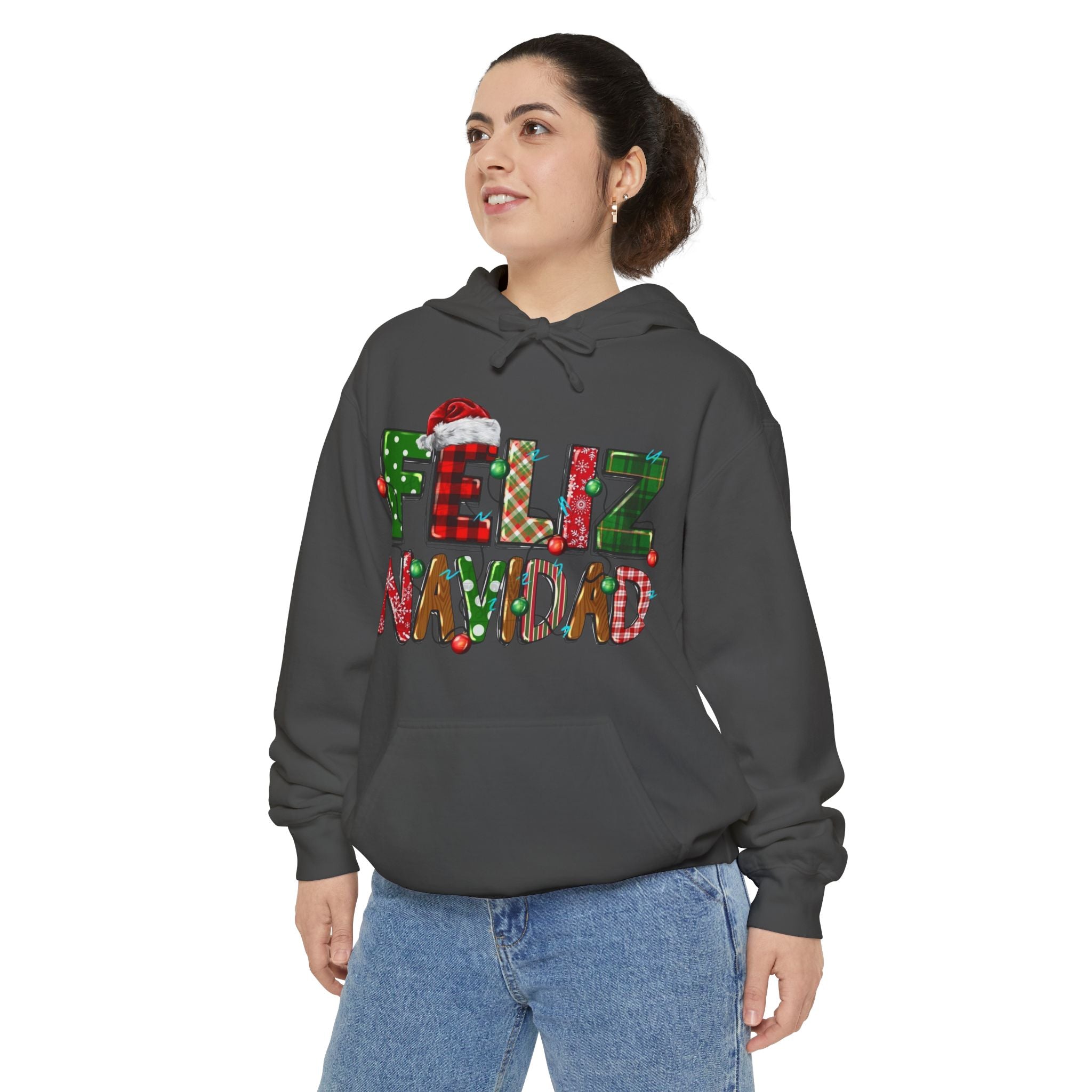 Feliz Navidad Holiday Hoodie  Festive Christmas Hoodie