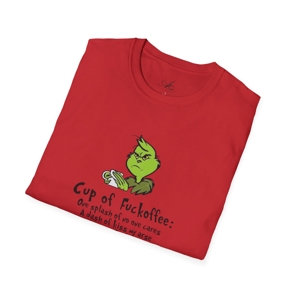 Holiday Apparel | Christmas Tees & Sweatshirts with Festive Quotes Funny Grinch Coffee Lover T-Shirt