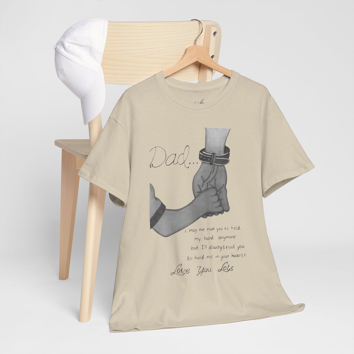 Heartfelt Dad Tee, Perfect Gift for Father's Day, Casual Wear, Family Bonding, Unisex Cotton Shirt, Thoughtful Keepsake