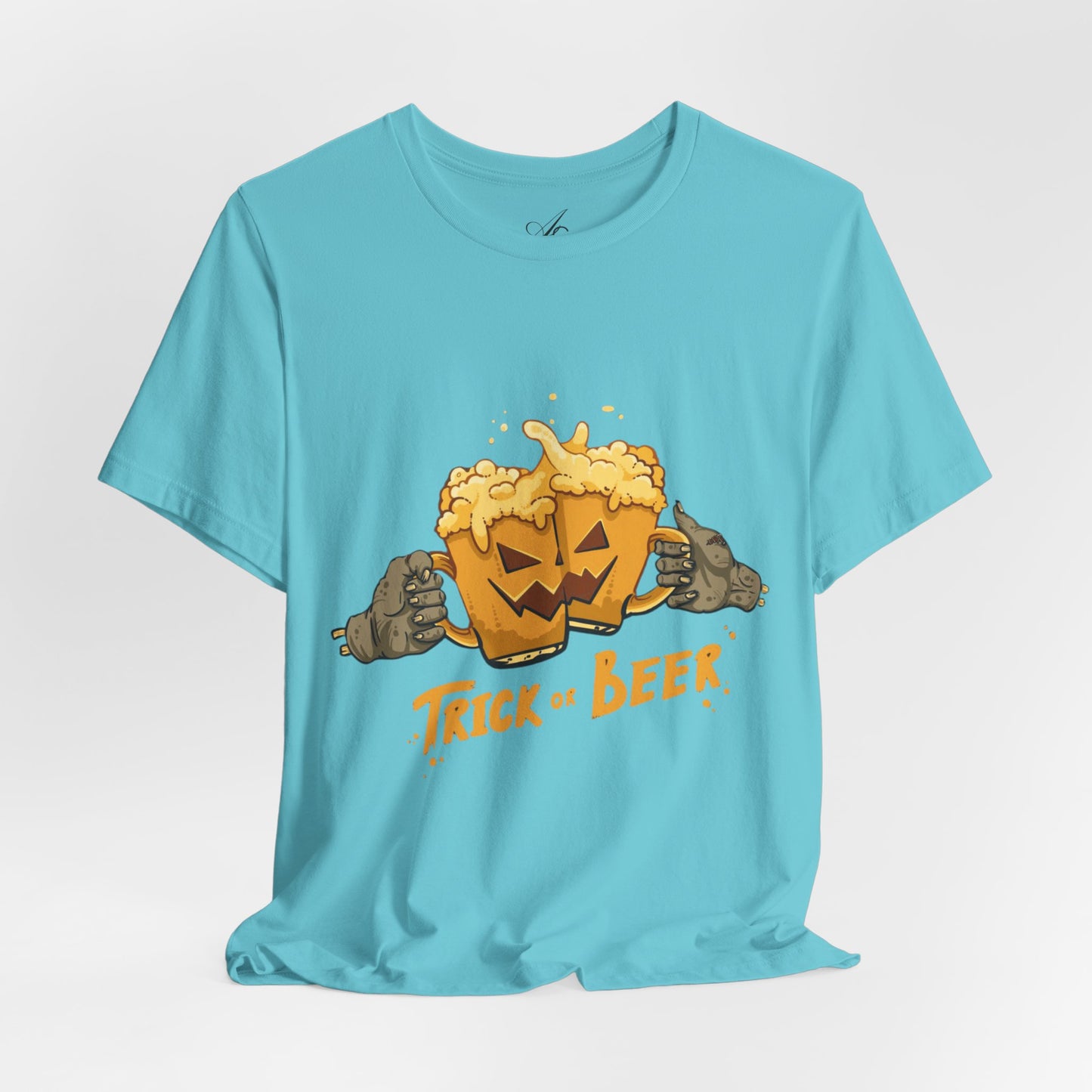 Halloween Beer Tee, Ghostly Fun Shirt, Unisex Graphic T-Shirt, Trick or Treat Apparel, Spooky Celebration Top