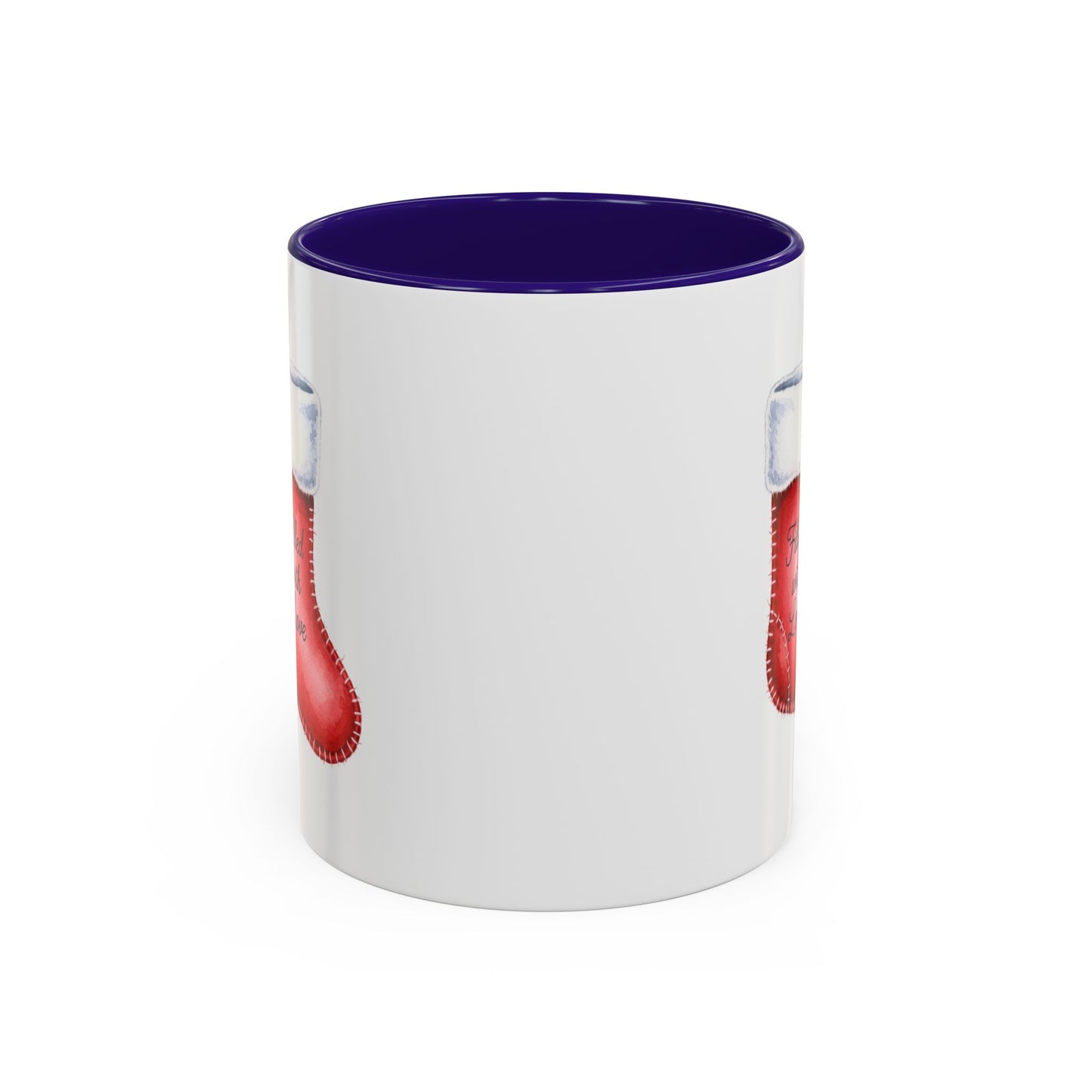 Holiday Mugs Christmas Gift Ideas Hot Cocoa & Coffee Cup Designs Filled with Love - Colorful 11oz & 15oz