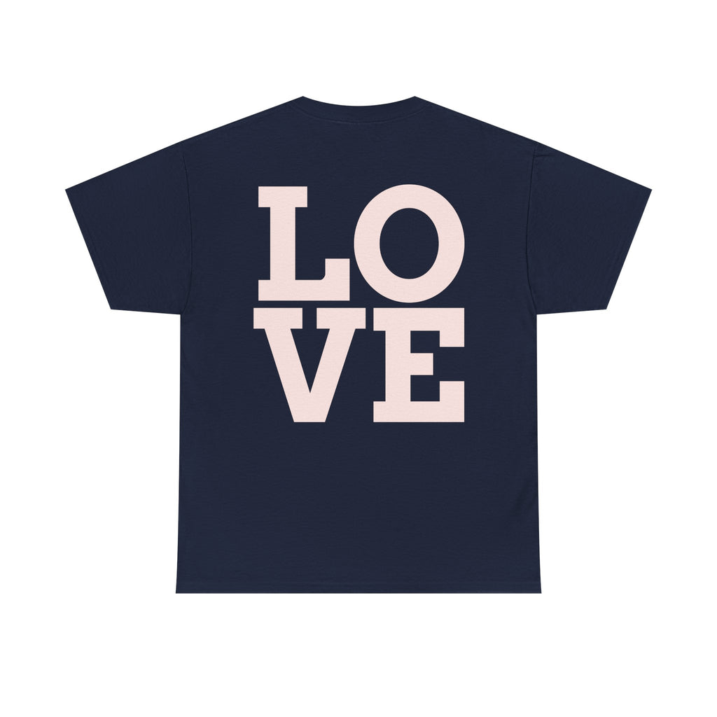 Pink Heart Cherries Tee  LOVE Graphic Valentine T-Shirt