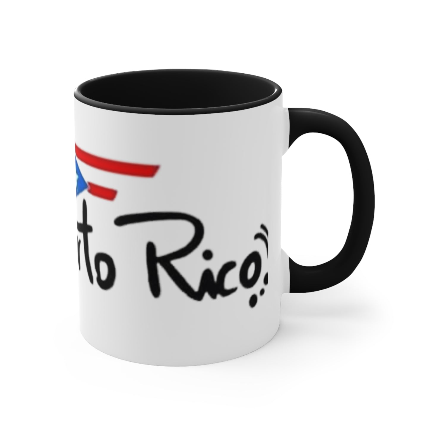 Café con Boricua: Puerto Rico-Themed Mugs & Cups Puerto Rican Flag Mug Accent Mugs