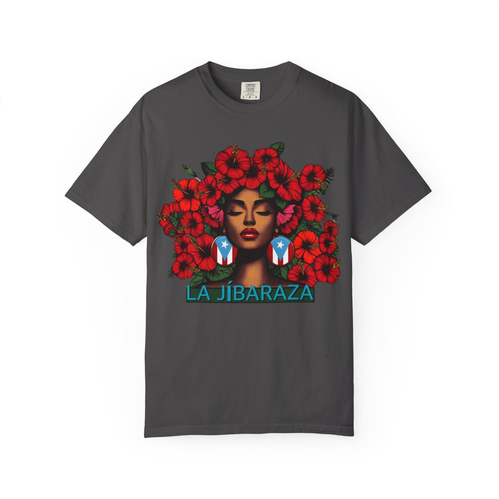 Puerto Rico Navidades T-Shirt — "La Jíbaraza" Floral Puerto Rican Pride Tee