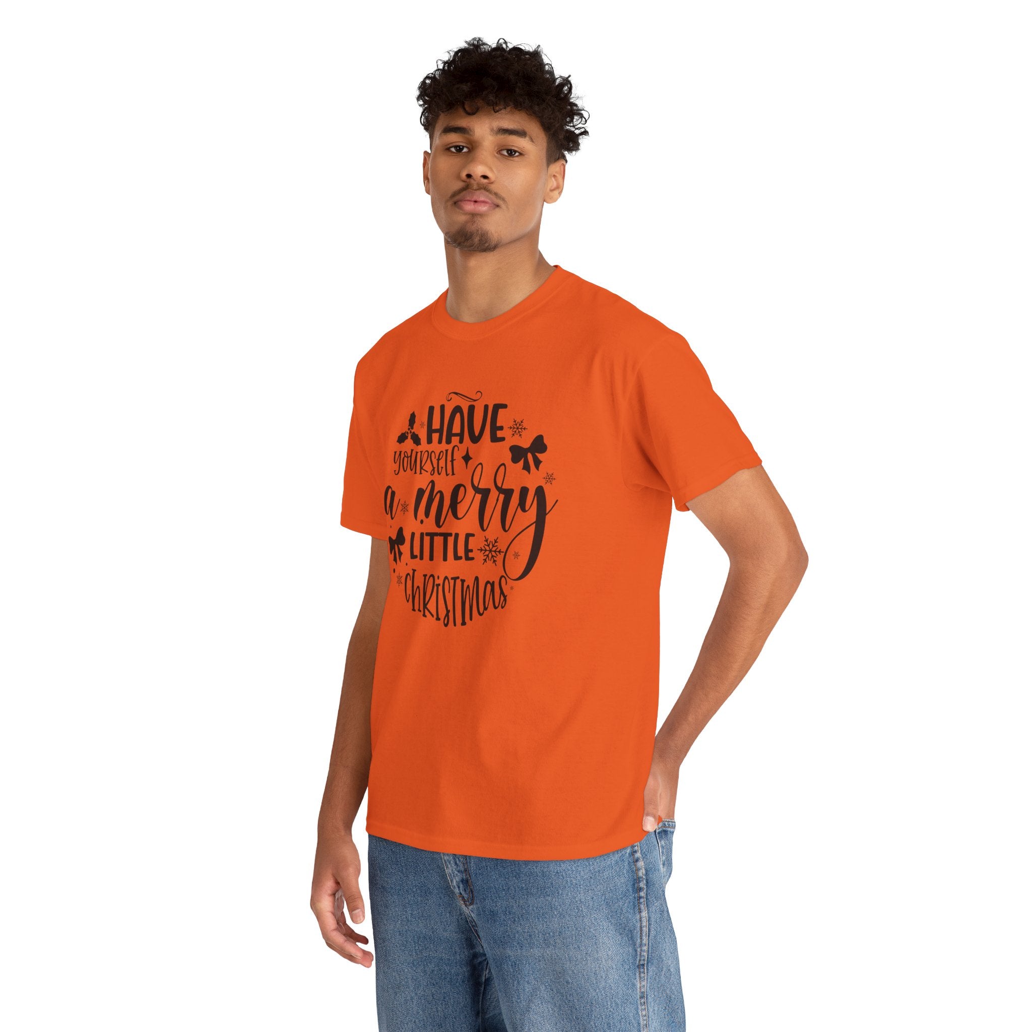 Merry Christmas Cotton Tee Holiday Graphic Tees & Cozy Festive Wear