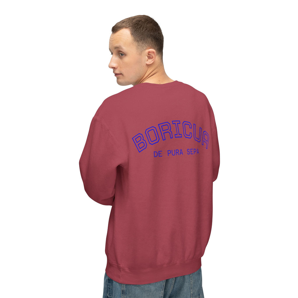 Puerto Rican Benito Parade Sweatshirt  Boricua De Pura Cepa Crewneck Puerto Rico Navidades