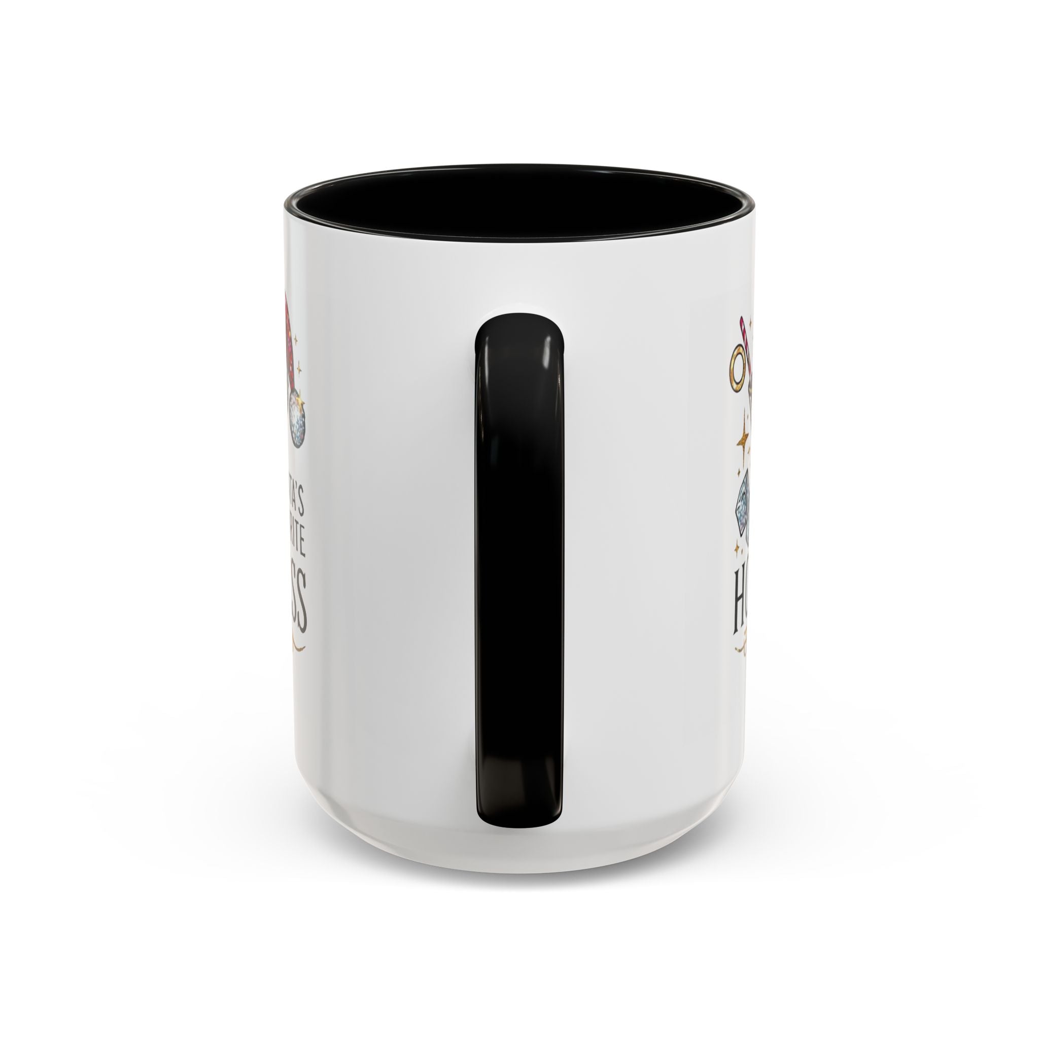 Accent Coffee Mug - "Santa's Favorite Hot Mess" Holiday Cocktail Mug (11/15 oz)