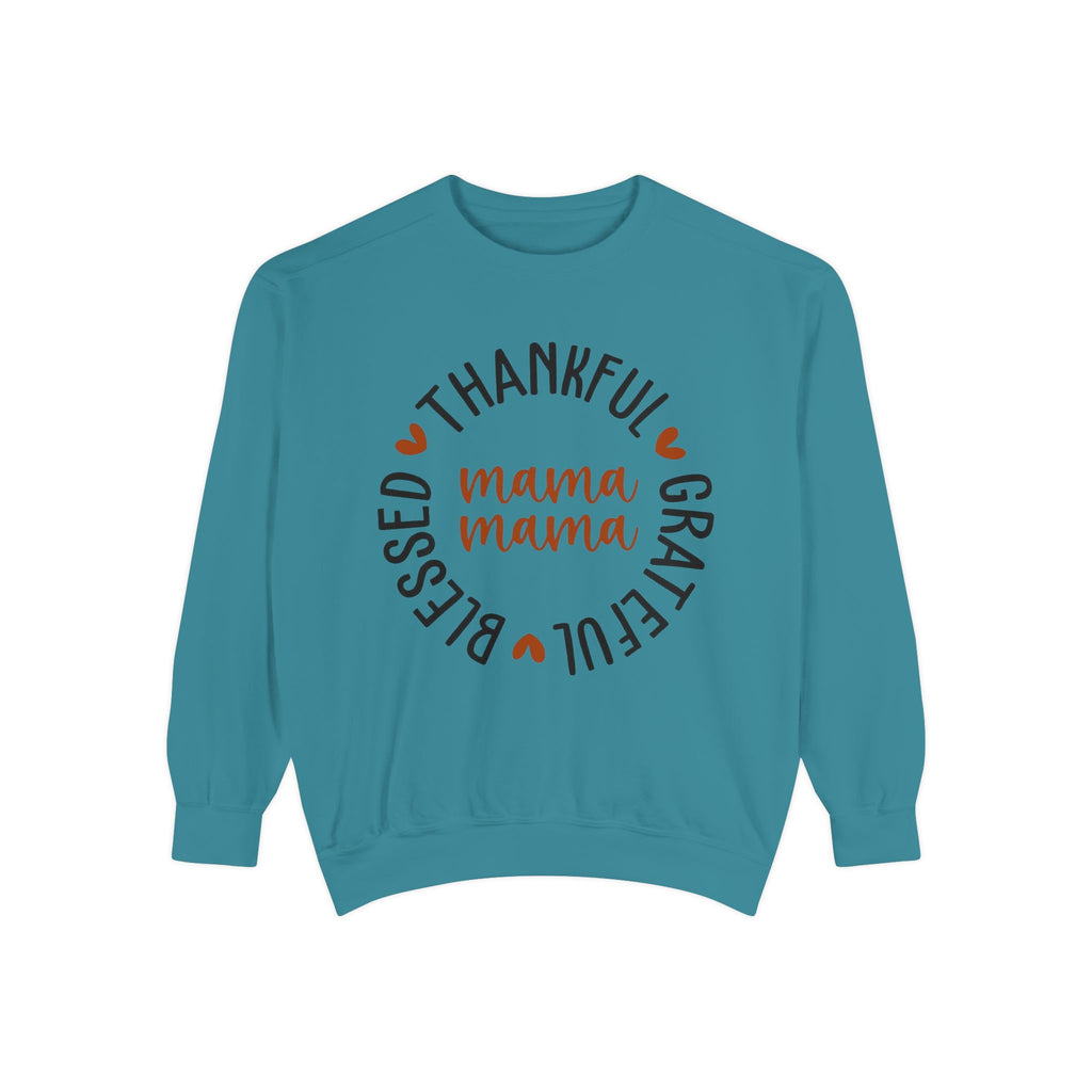 MOM  Sweatshirt Thankful Grateful Blessed "Mama Mama" Sweatshirt