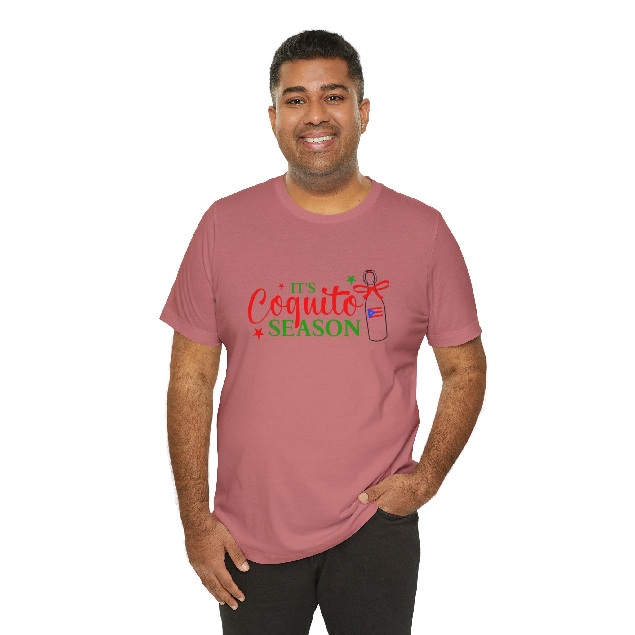 It's Coquito Season T-Shirt - Christmas Puerto Rican Holiday Cocktail Tee