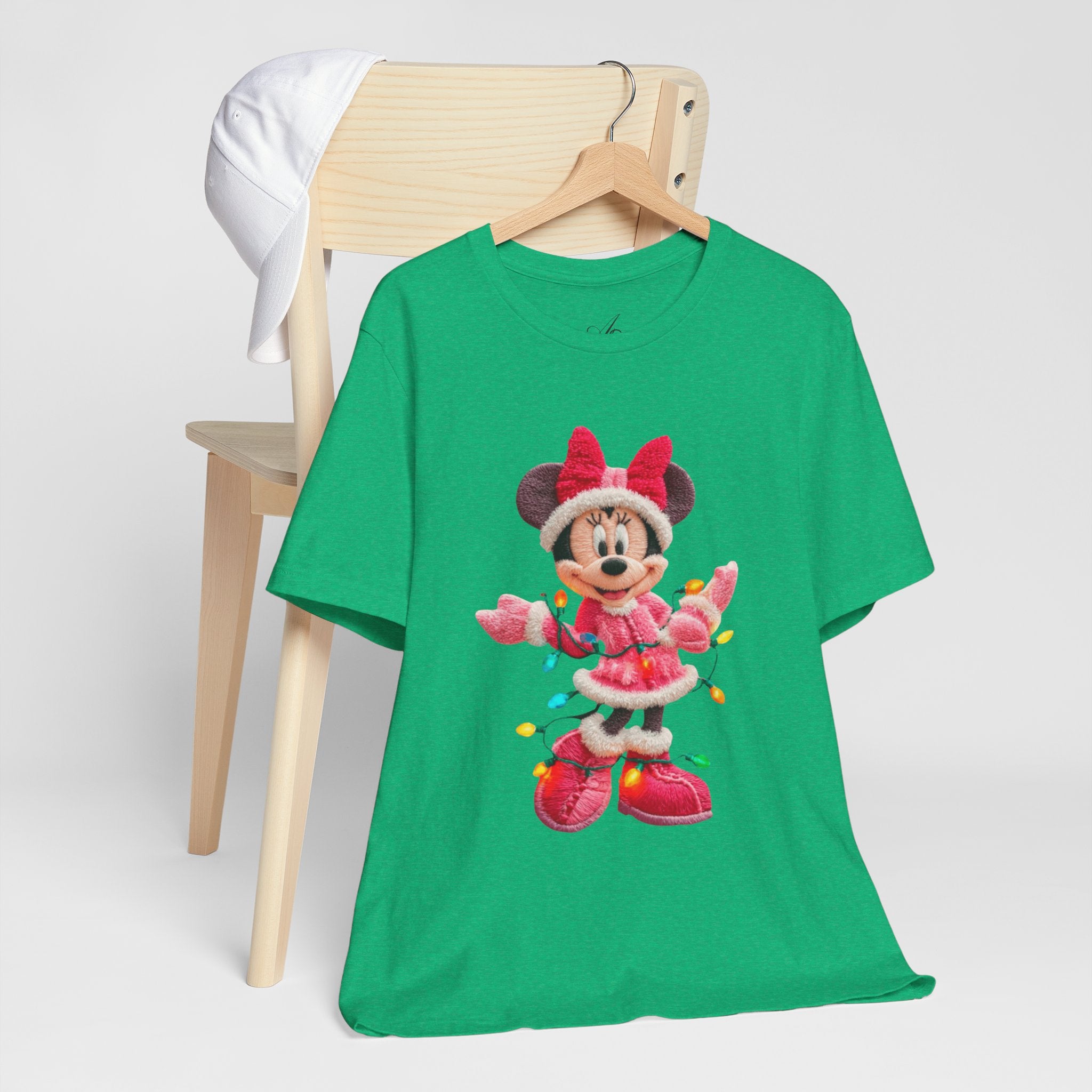 Minnie Mouse Holiday Lights T-Shirt Festive Holiday Designs