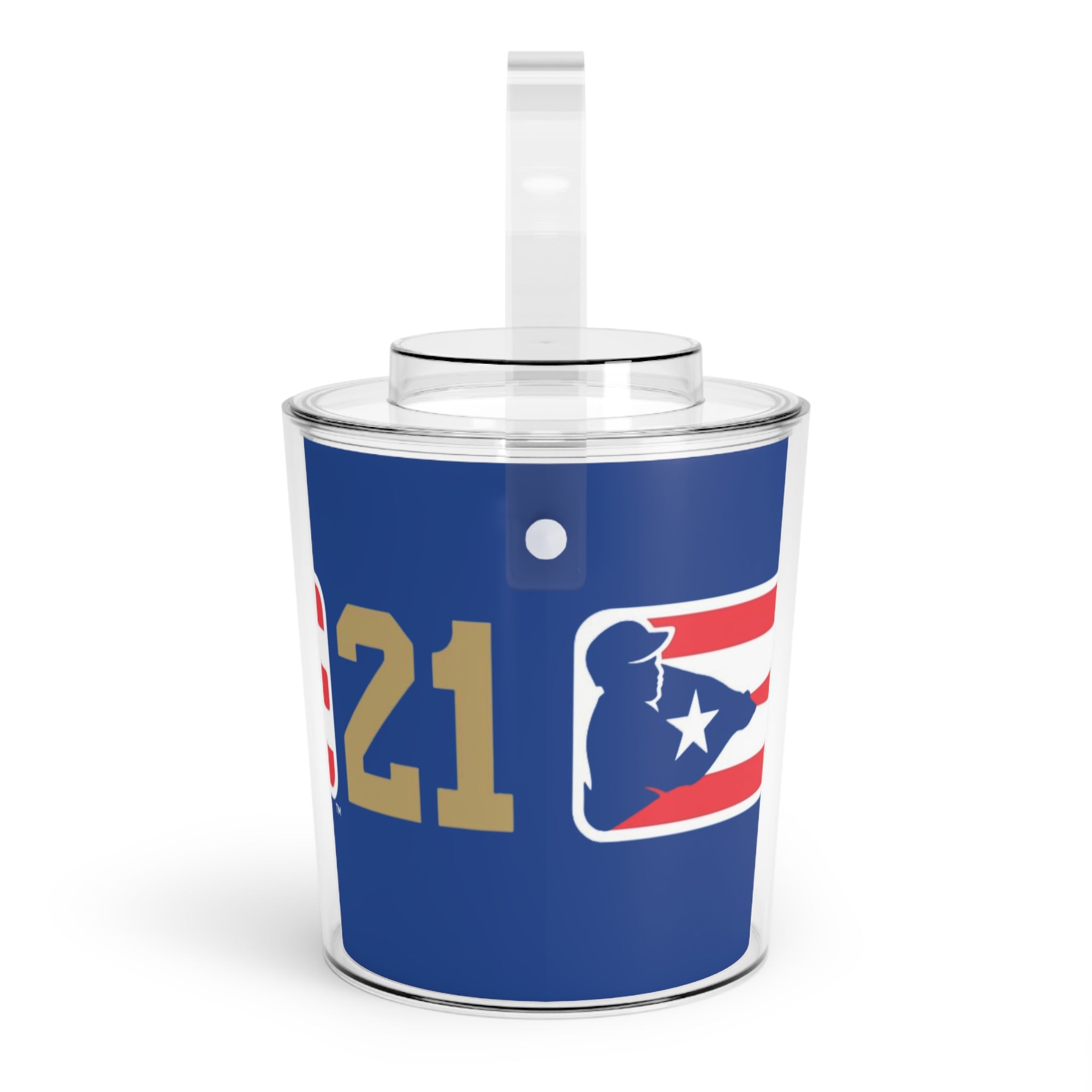 Puerto Rico Baseball 21 Ice Bucket with Tongs