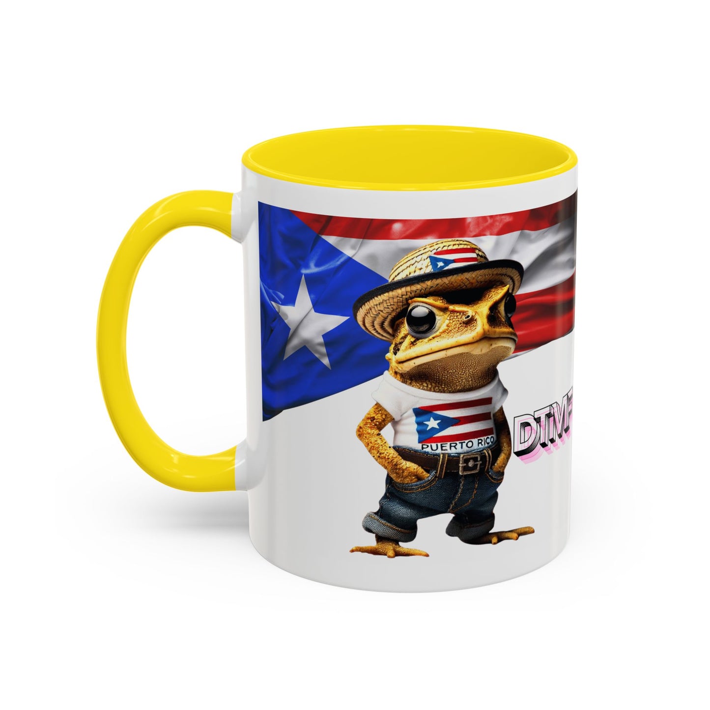 Puerto Rican Heritage Mugs with Unique Designs Accent Coffee Mug (11, 15oz)
