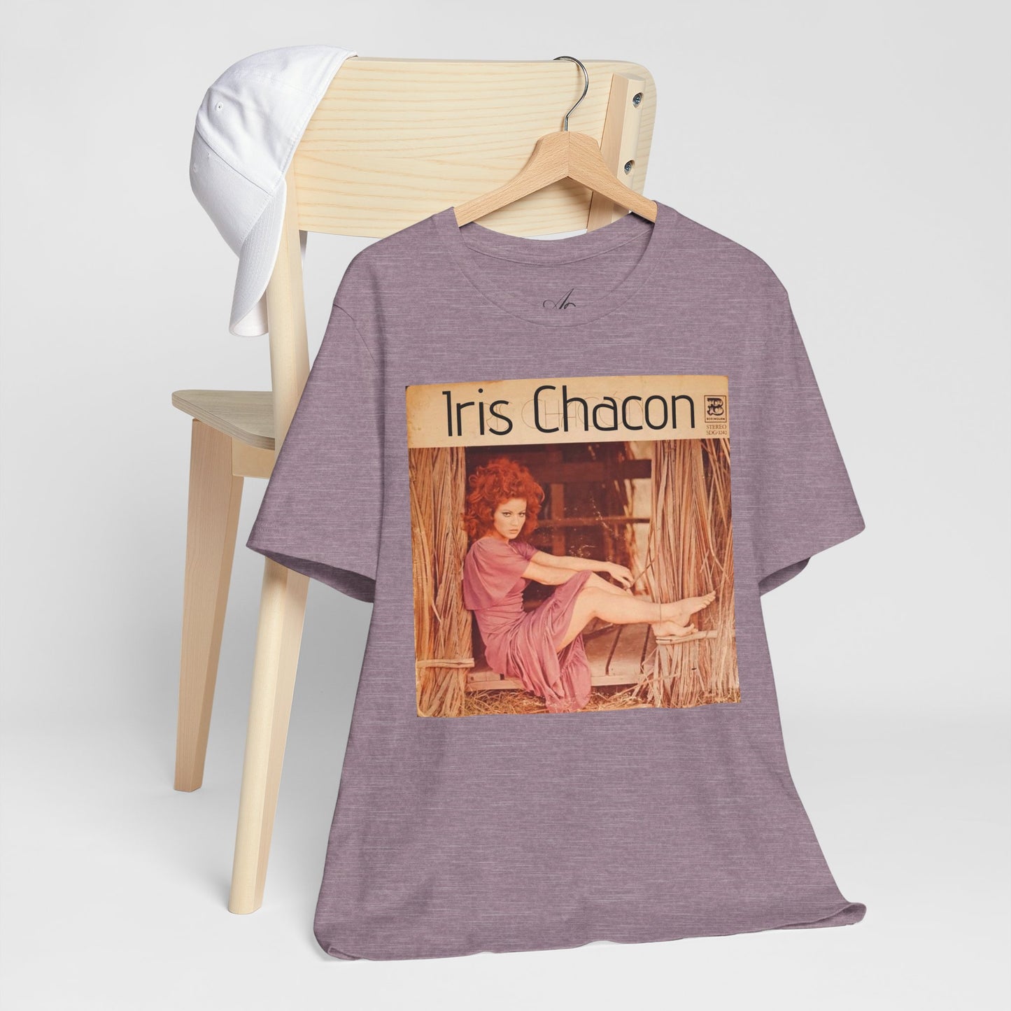 Retro Iris Chacon Unisex Tee, Vintage Music Shirt, Bohemian T-Shirt, Gift for Her, 90s Style Top