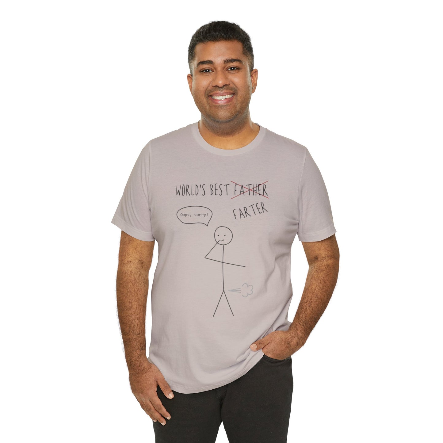 Funny Unisex T-Shirt for Dad, World's Best Farter Tee, Best Dad Ever Shirt, Gift for Father's Day, Dad Humor Apparel