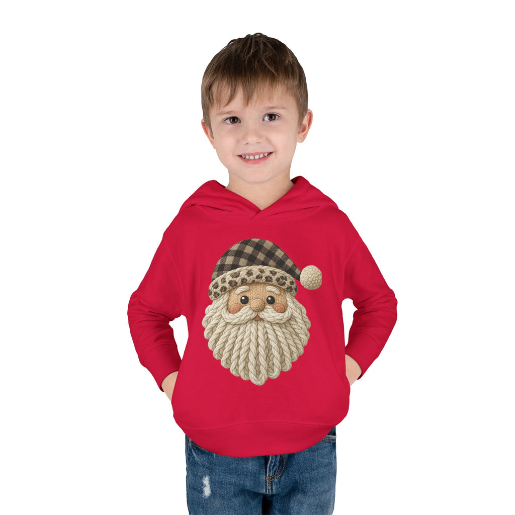 Toddler Hoodie  Cozy Plaid Santa Gnome Pullover