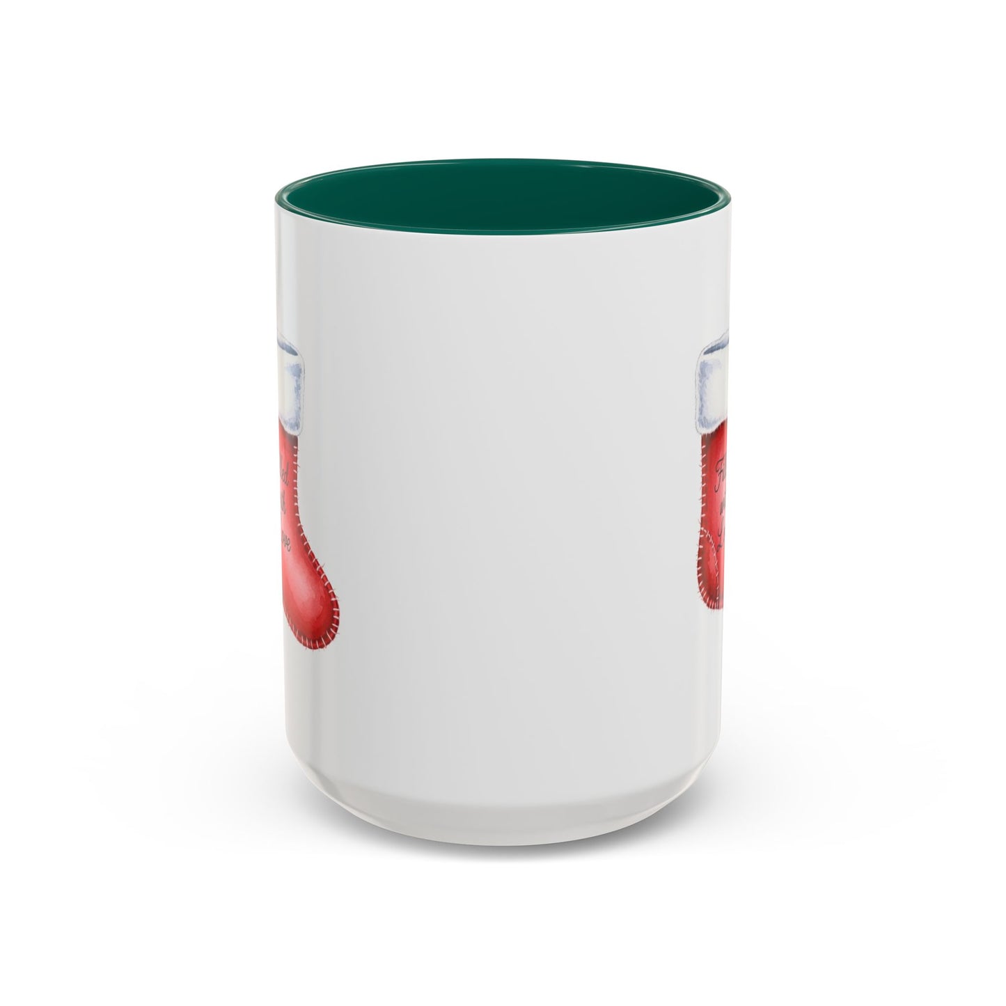 Holiday Mugs Christmas Gift Ideas Hot Cocoa & Coffee Cup Designs Filled with Love - Colorful 11oz & 15oz