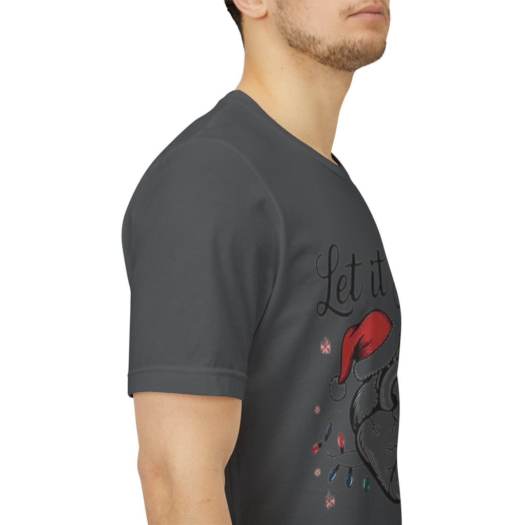 Let It Flow Heart Tee  Christmas Anatomical Heart Shirt