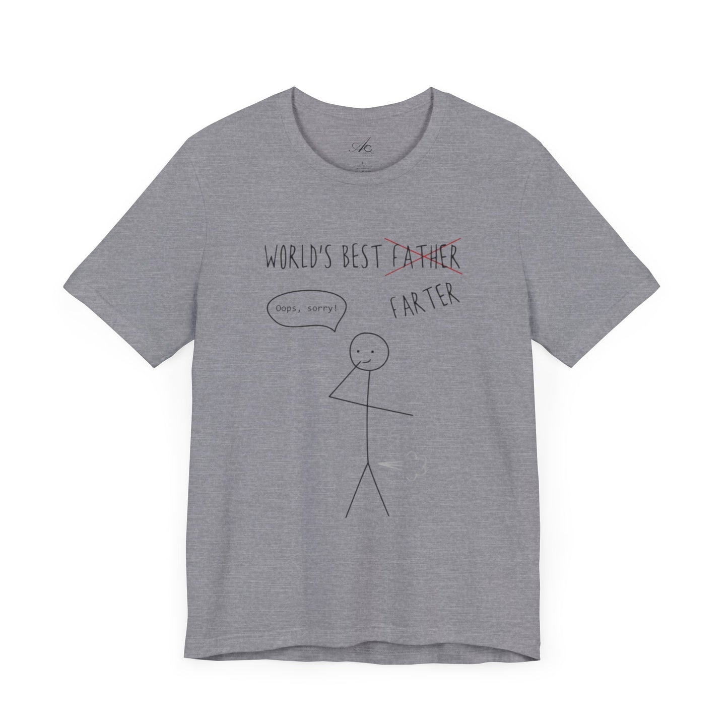Funny Unisex T-Shirt for Dad, World's Best Farter Tee, Best Dad Ever Shirt, Gift for Father's Day, Dad Humor Apparel