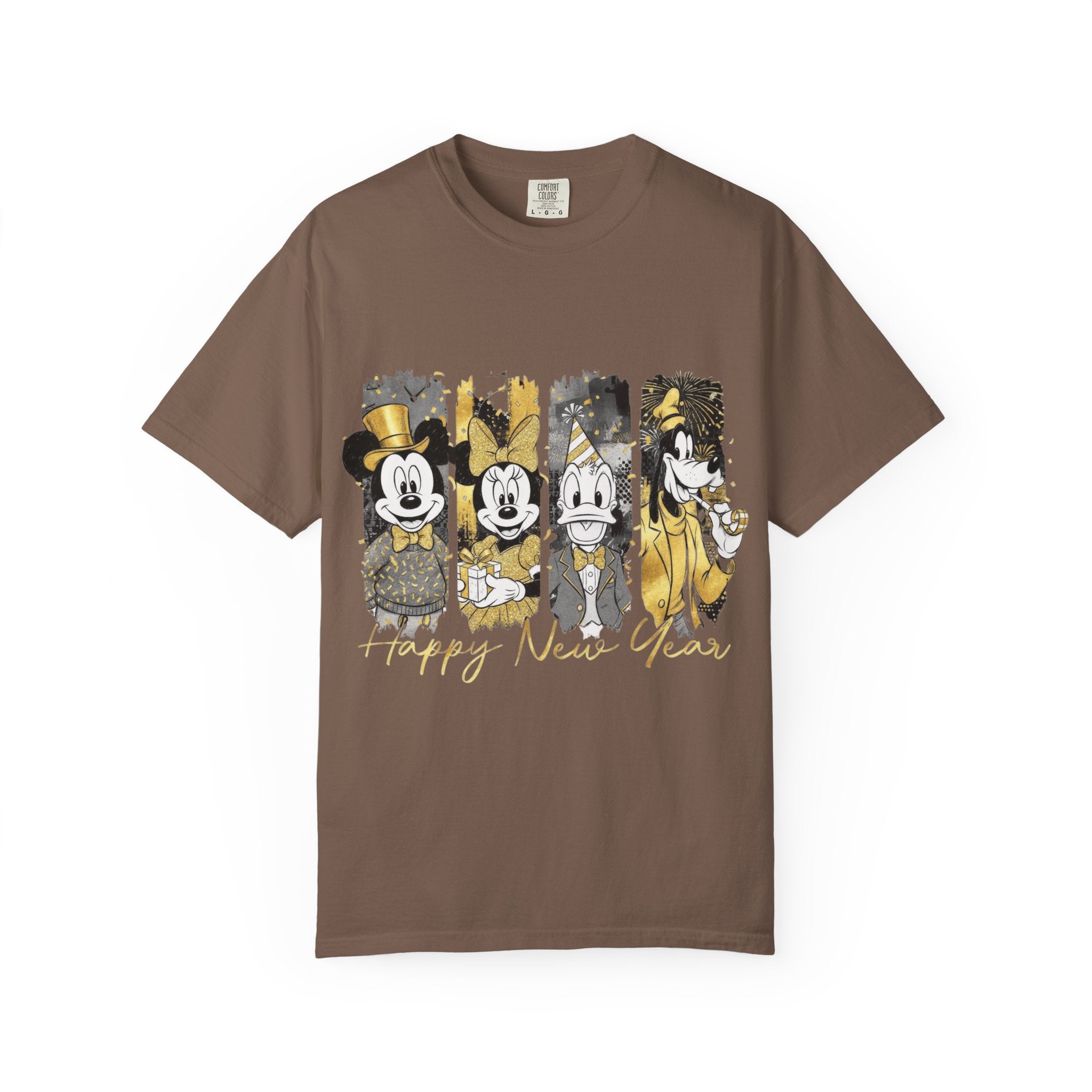 New Year Mickey & Friends T-Shirt  'Happy New Year' Graphic Tee