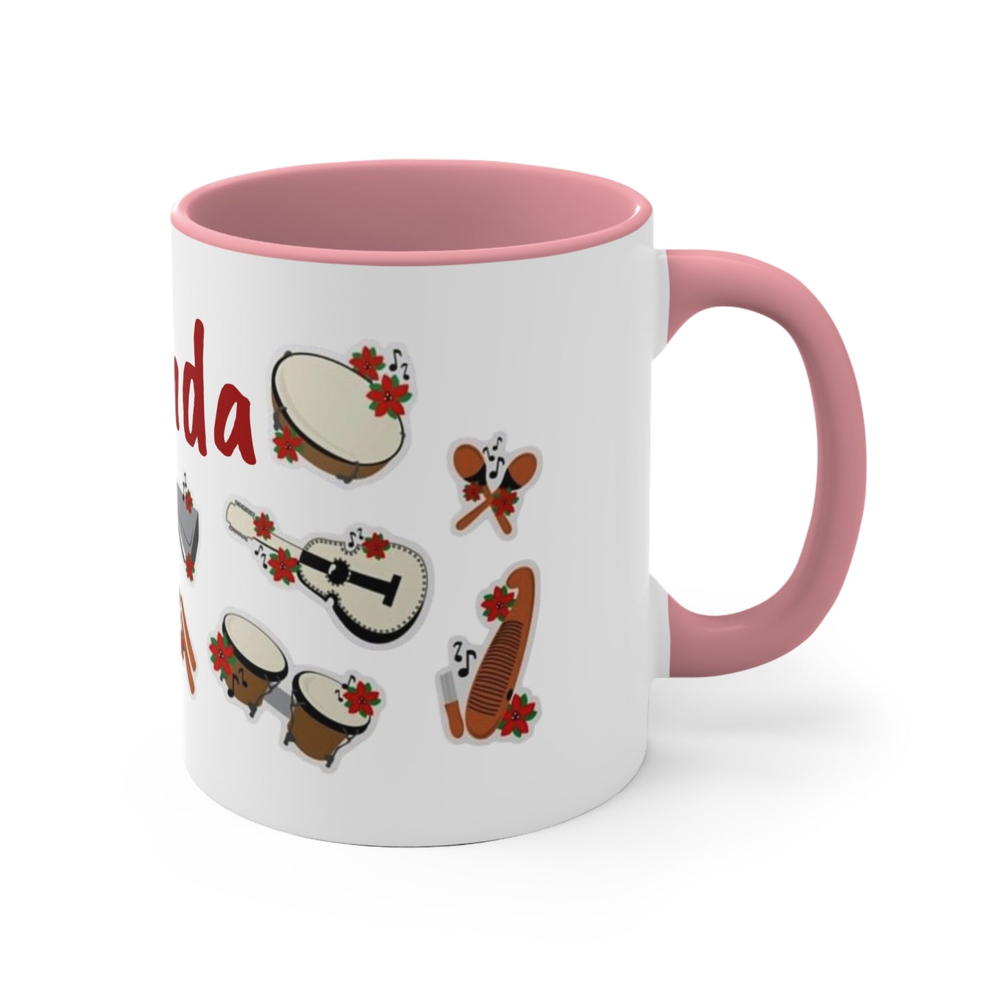 Puerto Rico  Festive Parranda Accent Mug - Perfect for Holiday Cheer
