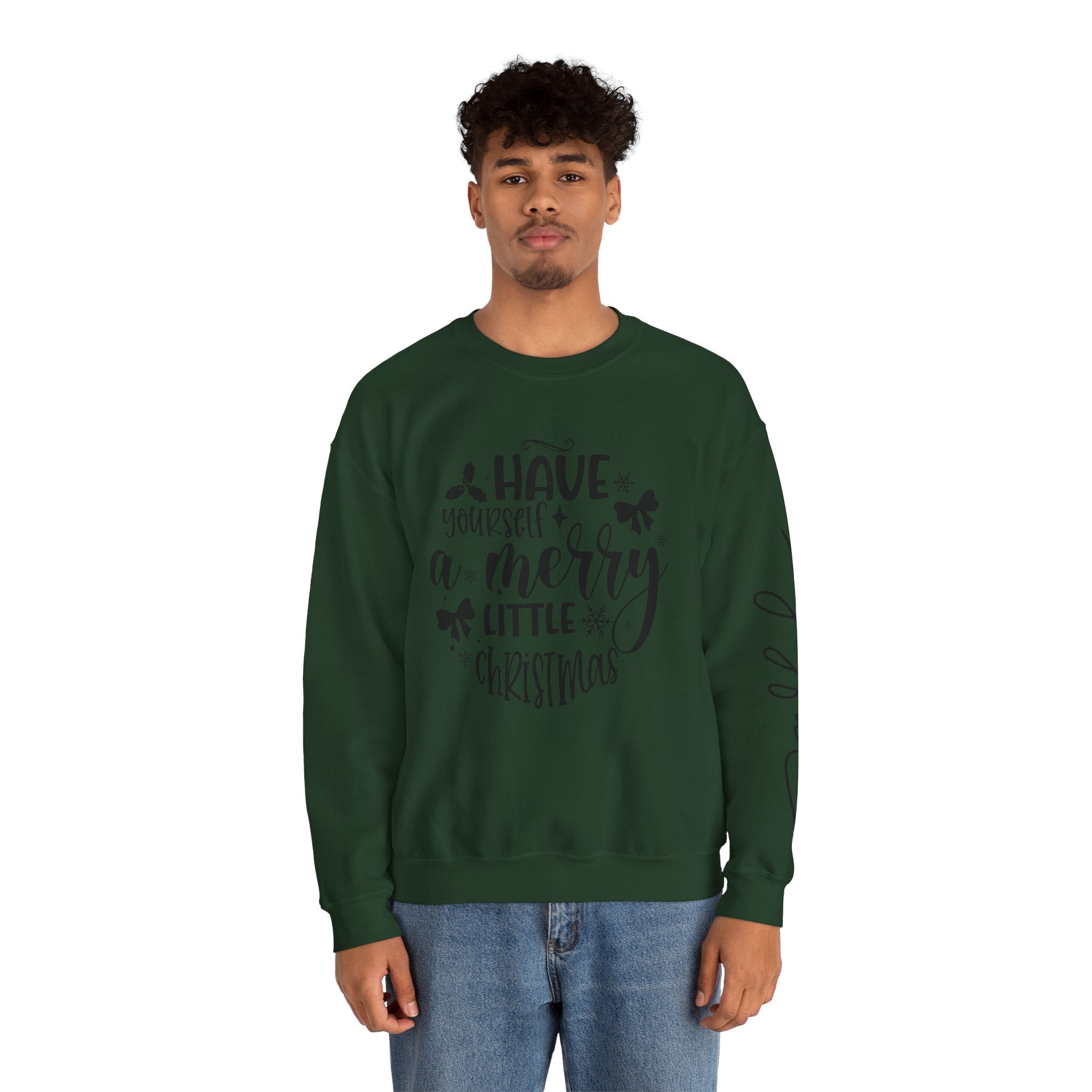 Xmas Shirts & Sweaters | Funny, Cute & Classic Christmas Designs Merry Christmas Crewneck Sweatshirt - Cozy Unisex Holiday Apparel