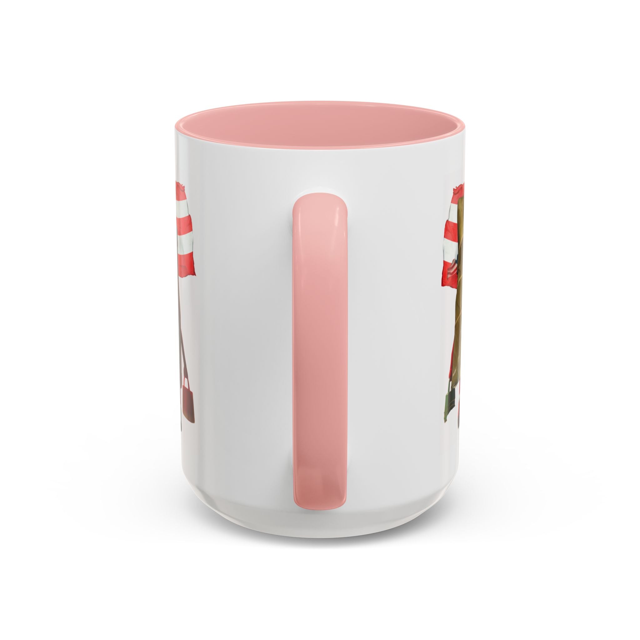 Puerto Rican Flag Ketchup & Pasteles Coffee Mug — Funny Food Friends Accent Mug (11/15oz)