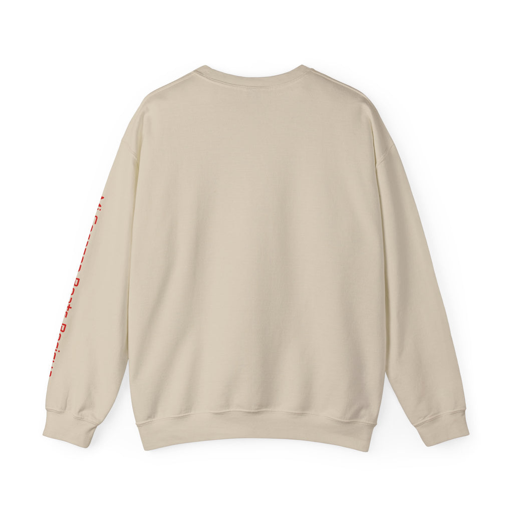 Puerto Rico Heart Crewneck Sweatshirt  Puerto Rican Flag Heart Knit Design