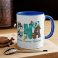 Certified Nursing Assistant (CNA) Accent Mug — Floral & Medical Icons 11oz Medical Christmas Mug