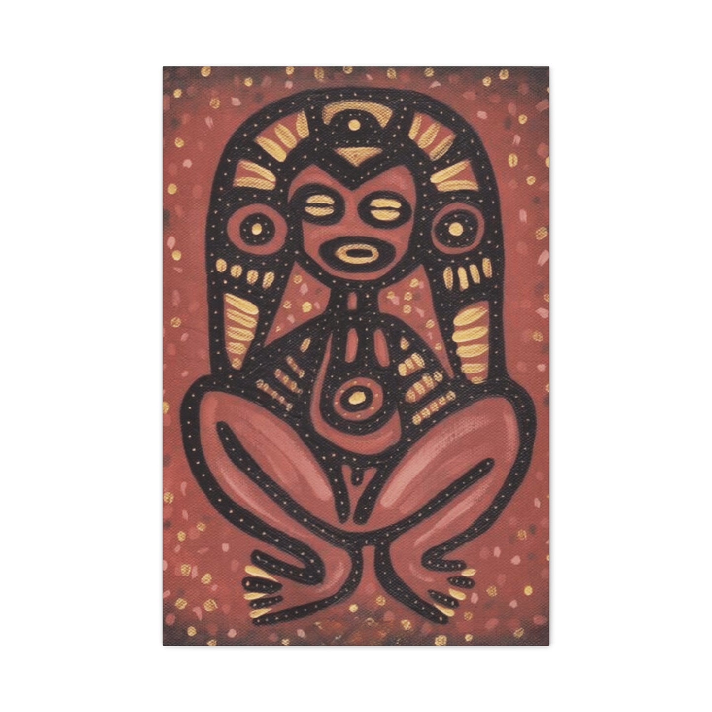 PUERTO RICO Culture Indians Inspired Print, Modern Tribal Artwork