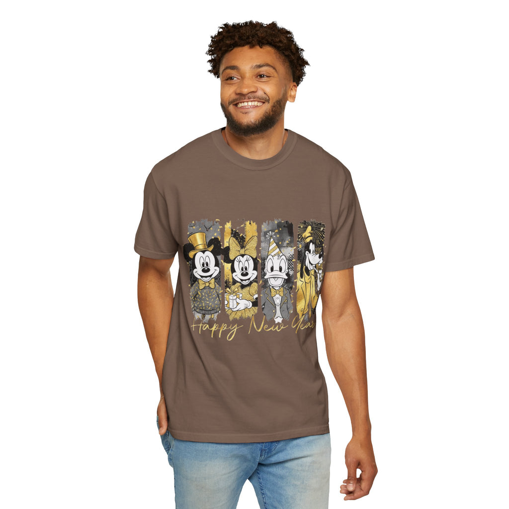 New Year Mickey & Friends T-Shirt  'Happy New Year' Graphic Tee
