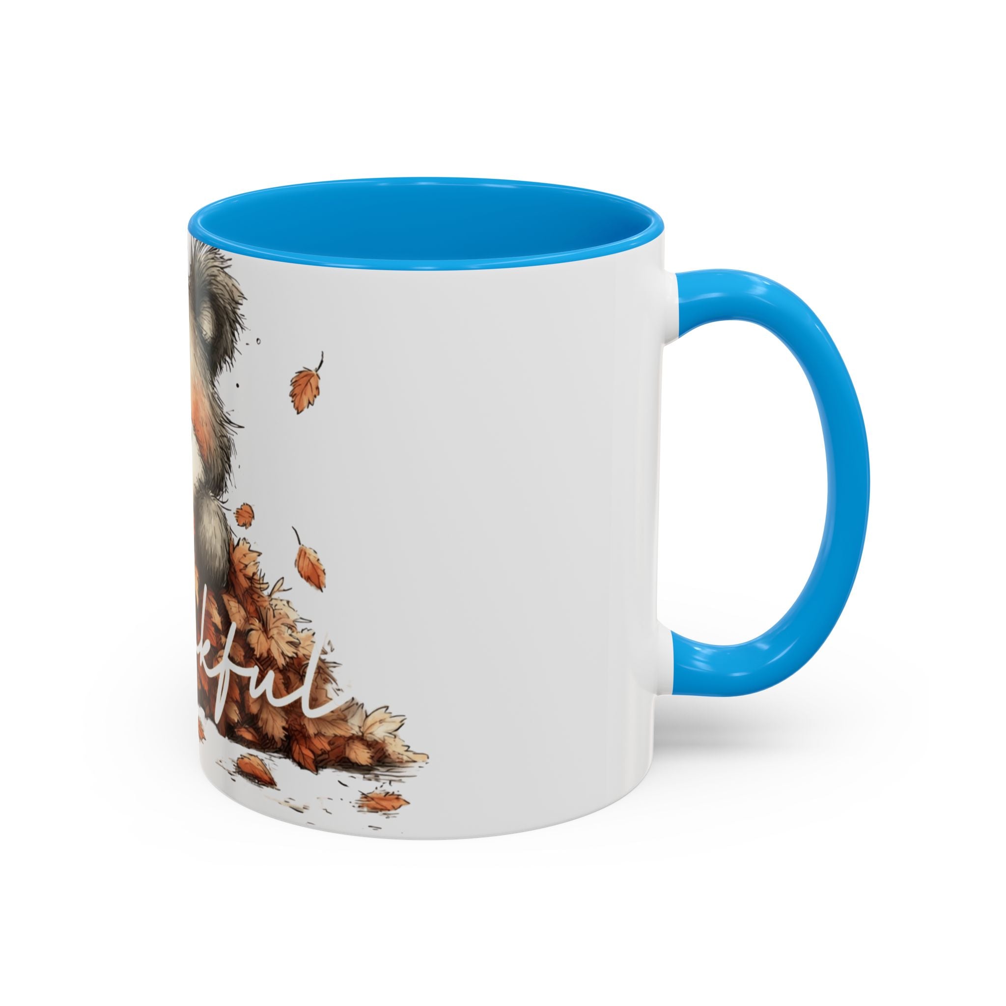 Thankful Bear Autumn Mug — Cute Fall Coffee Cup (11oz, 15oz)