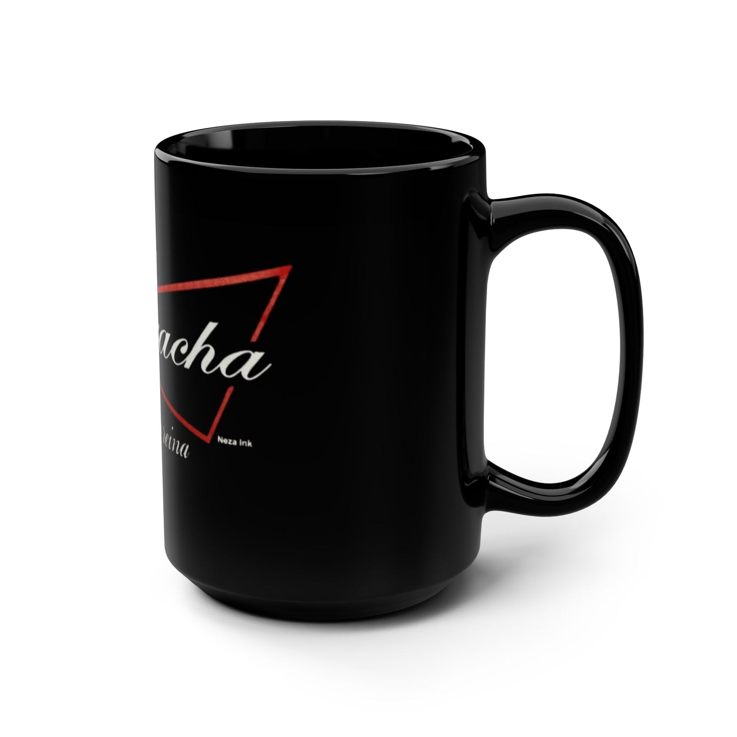 Borracha Queen Black Mug - 15oz Coffee Cup for Fun Celebrations Fun Celebration Mug | Coffee Cup for Special Moments & Positive Vibes