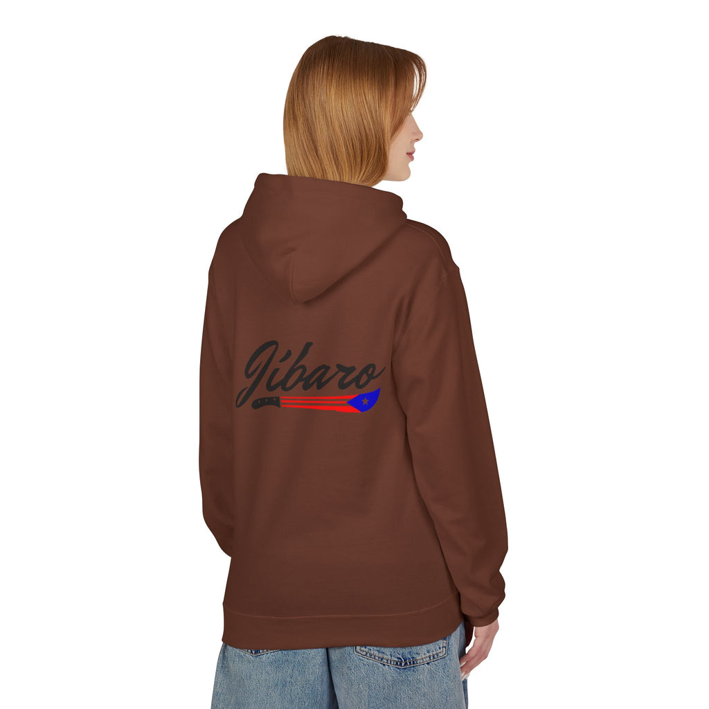 Gíbaro Hoodie  Puerto Rican Pride Pullover with Flag Machete Design