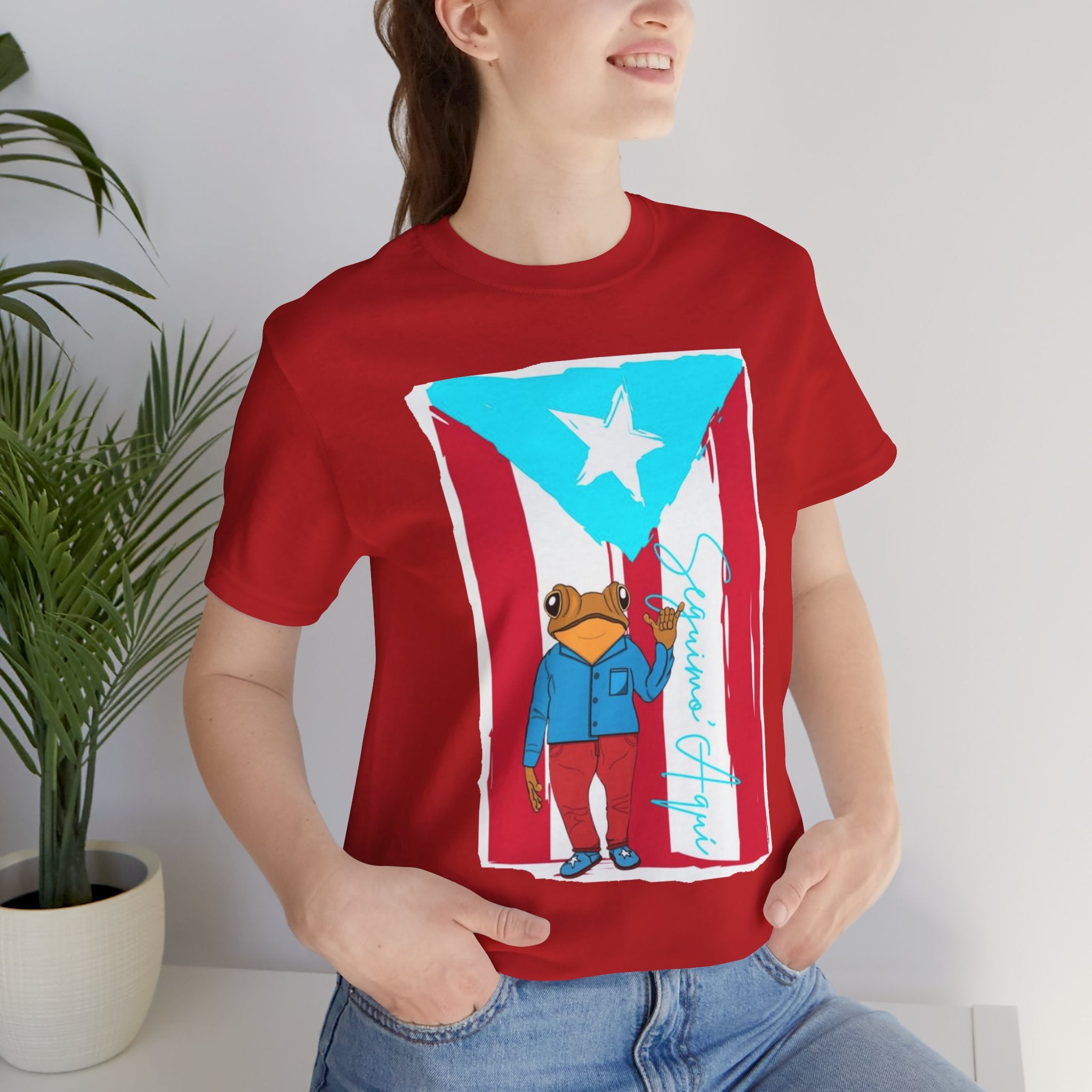 Puerto Rican Coqui Flag T‑Shirt  Boricua Pride Tee