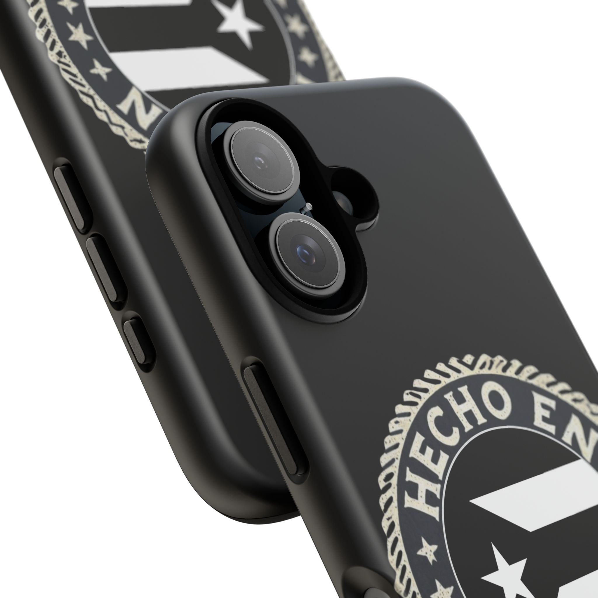 Hecho en Puerto Rico Phone Case  Puerto Rican Flag Emblem Tough Protective Cover