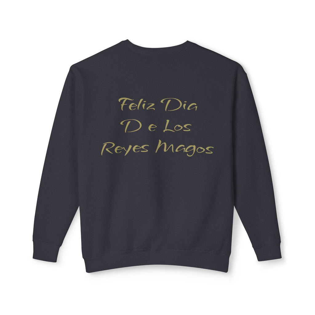 Three Kings Sweatshirt  'Feliz Día De Los Reyes Magos' Holiday Crewneck Christmas T-shirts and sweaters