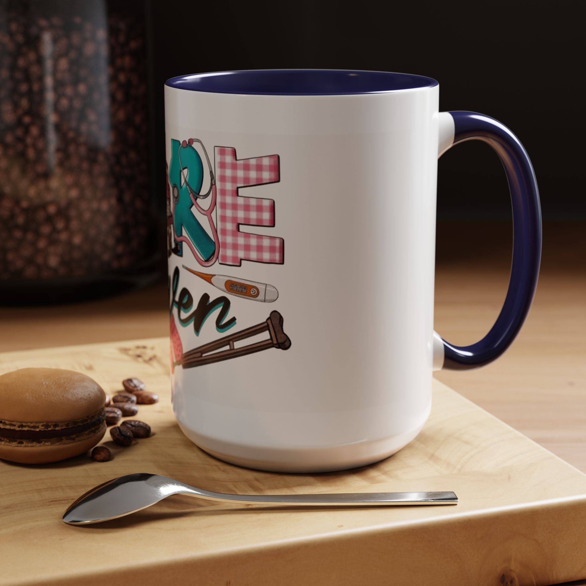 Nurse Given Accent Coffee Mug — Caregiver & Medical Equipment Design Christmas mug for all healthcare heroes