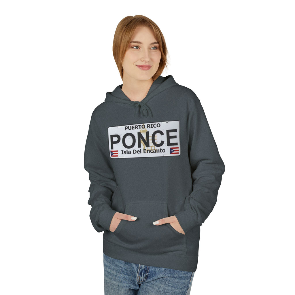 Ponce Puerto Rico License Plate Hoodie Isla Del Encanto Pullover