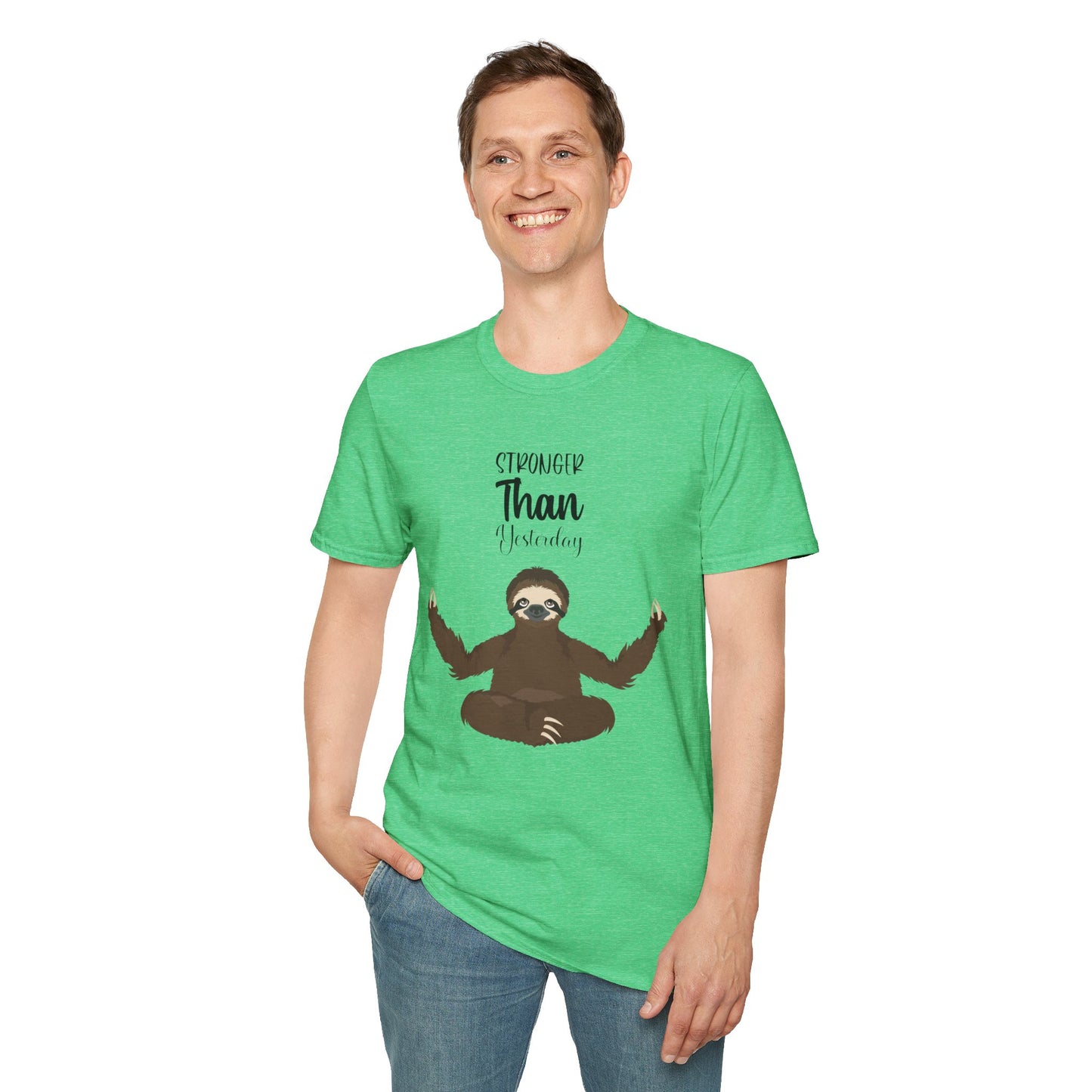 🧘‍♀️ Wear Your Peace. - Unisex Softstyle Tee, Funny Gift for Lazy Days, Quirky Casual Wear, Perfect for Birthdays, Relaxation Vibes