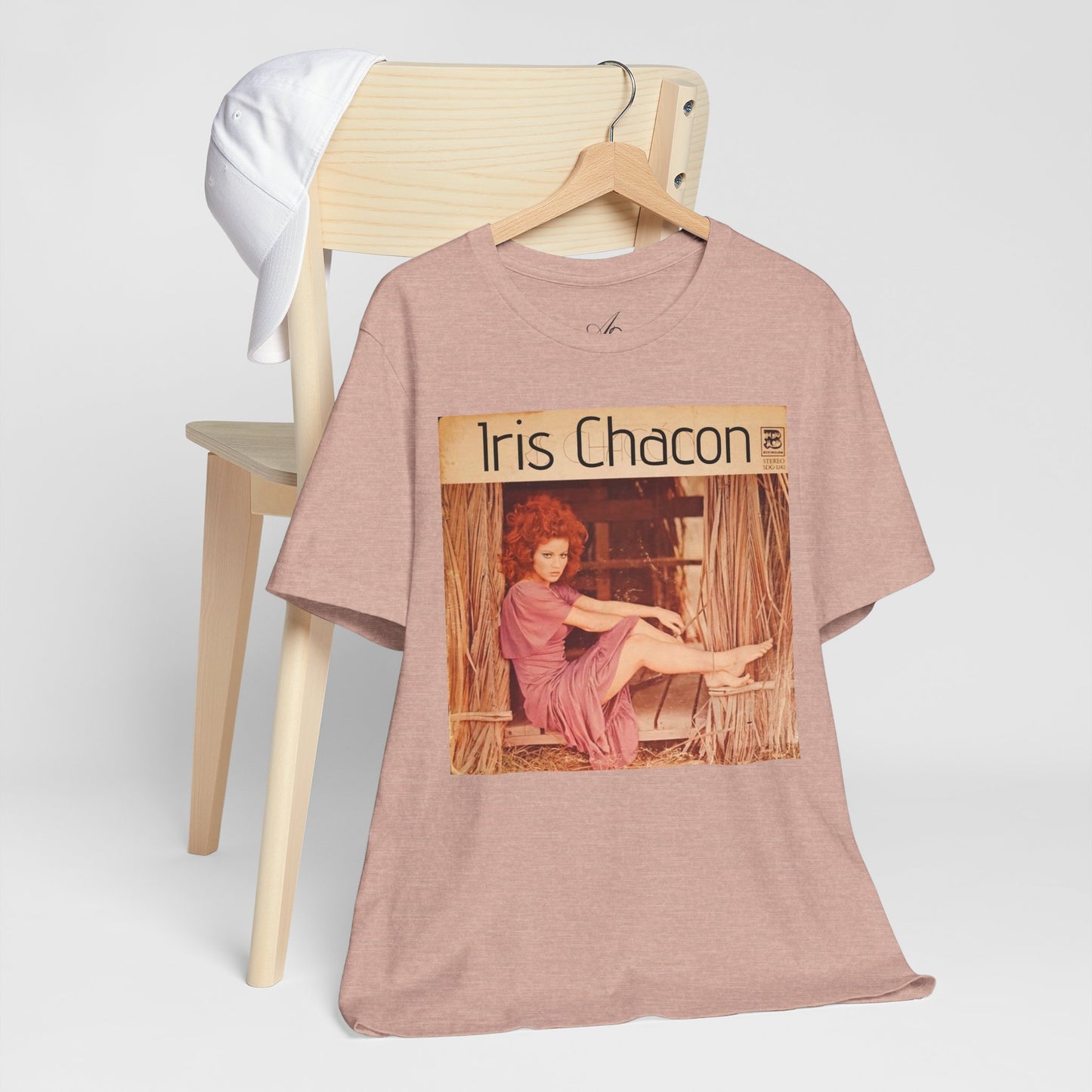 Retro Iris Chacon Unisex Tee, Vintage Music Shirt, Bohemian T-Shirt, Gift for Her, 90s Style Top