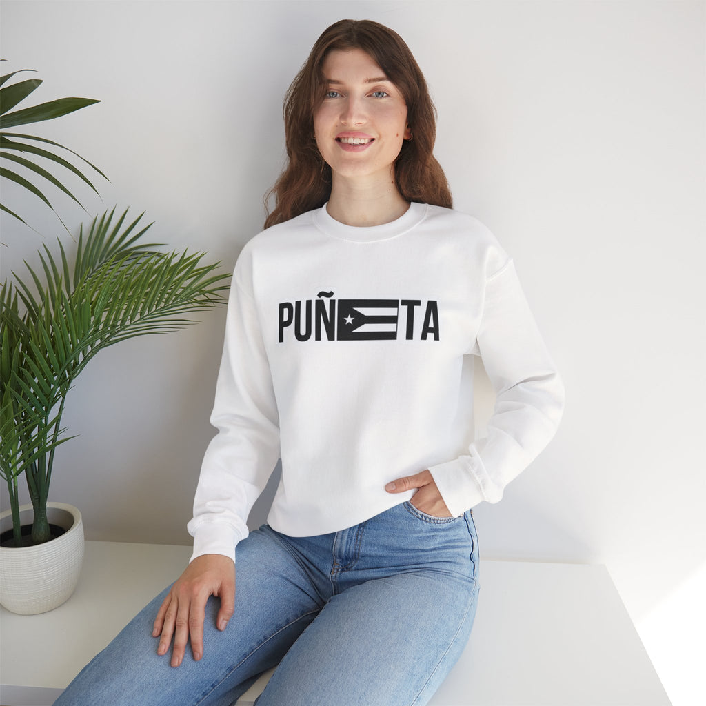 Puñeta Sweatshirt  Puerto Rican Flag Graphic Crewneck