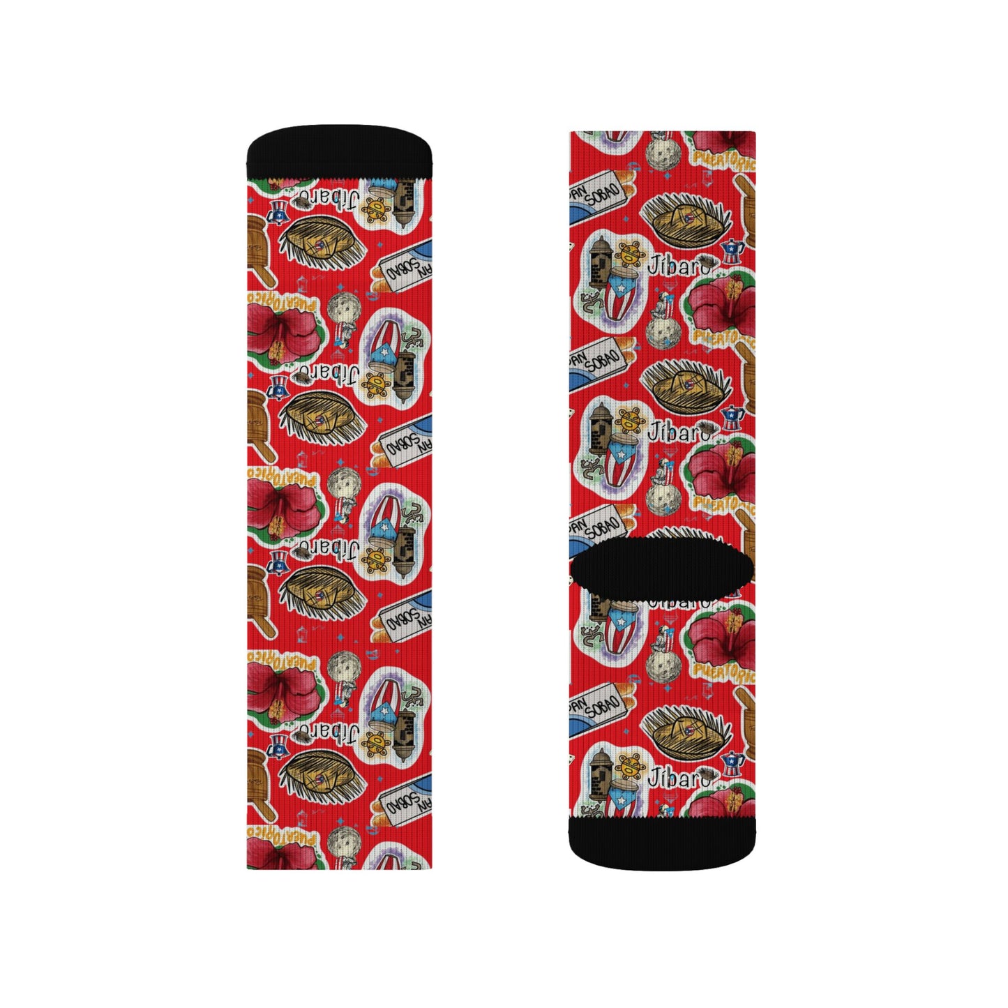Puerto Rico Pride Sublimation Socks