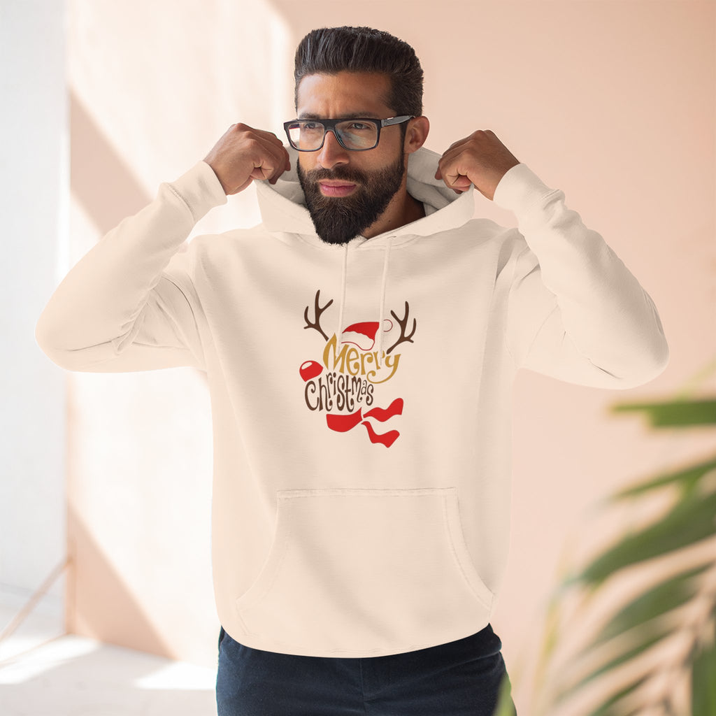 Holiday Apparel | Christmas Tees & Sweatshirts with Festive Quotes Merry Christmas Fleece Hoodie