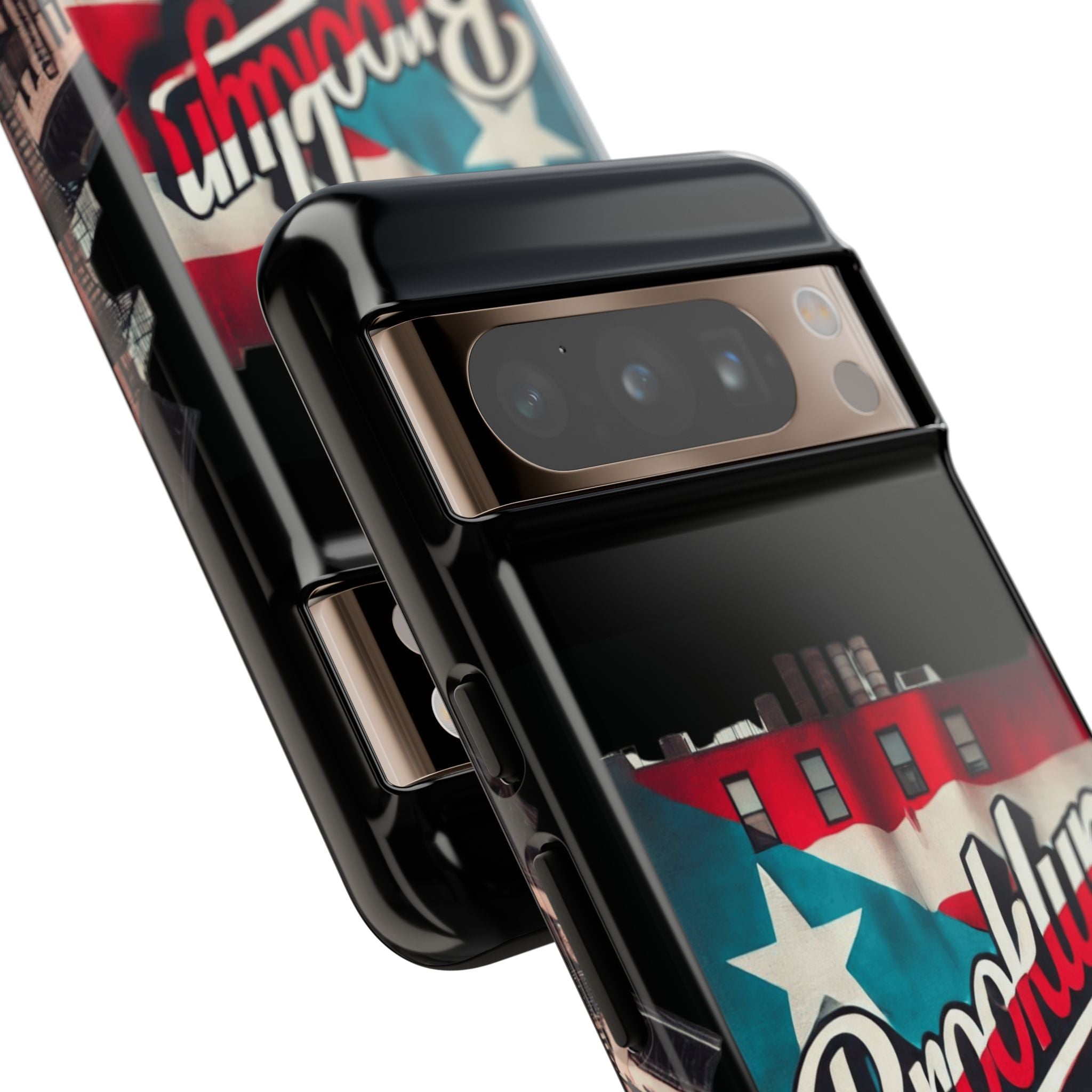 Brooklyn Street Art Phone Case  Urban Graffiti Protective Cover