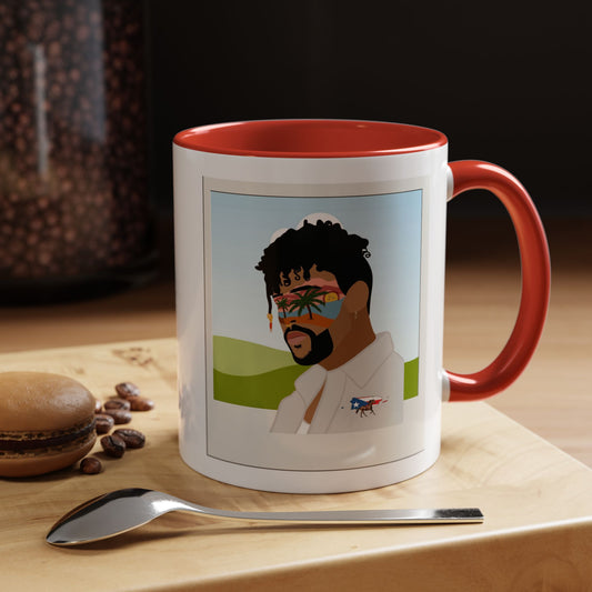 Por la manana Cafe Puerto Rican Mug Boricua Pride Mug Coffee Lover’s Essential, Stylish Mug with Portrait Design